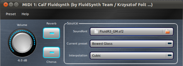 fluidsynth sf2